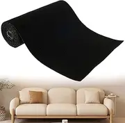 Cat Scratching Mat, 30x200cm/11.8x78.7in Cat Scratch Furniture Protector, Trimmable Cat Couch Protector with Strong Adhesive, Cat Scratching Carpet Mat for Furniture Door Wall (Black)
