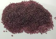 Crystal Amethyst Purple Loose Antique Vintage Czech Glass Seed Bead French