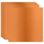 12x12 Inch Metallic Cardstock Paper, 30 Pcs Mirror Card Stock, Orange
