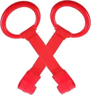 ASAKKURA 2pcs Baby Pull Rings Toddler Learning Tools Safe Crib Hanging Rings Arm Exercise Portable and Easy to Use