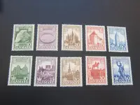 在飛比找Yahoo!奇摩拍賣優惠-【雲品14】丹麥Denmark 1953 Sc 342-51