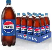 Pepsi Soft Drink, 12 X 1.25L