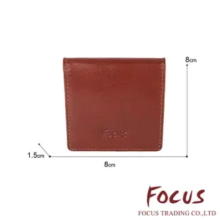 【FOCUS】經典原皮 簡單短夾 超薄零錢包皮夾 FTA0058
