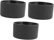 CATIEBYE 3PCS Heat Insulated Silicone Bottle Sleeve Flexible Spray Bottle Covers for Glass Cups Slip Insulation Covers Multipurpose Kitchen Accessories Present for Family and Friends