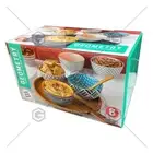 Geometry Bowls Over and Back 5" /12.5cm Stoneware Dishwasher safe 6 Piece Set AU