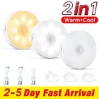 3X Motion Sensor LED Indoor Night Light USB Rechargeable Wall Mount Lamp 500mAh