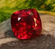 12.10 Ct Natural Certified Pigeon Blood Red Ruby Unheated VVS Loose Gemstone