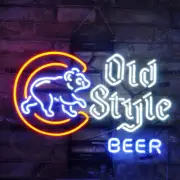 Old Beer Custom Boutique Artwork Neon Signs Store Decor Classic 19"