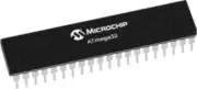 Microchip AVR MICROCONTROLLER 8bit 8MHz 32kB 44-Pin QFN/MLF ATMEGA32L-8PU