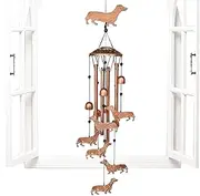 Dog Wind Chime - Wind Chimes for Outside - Dog Wind Chimes for Outdoor, Indoor, Home, Lawn, Porch, Patio, Garden Decor, Yard Decor