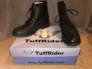 NEW WITH BOX WOMENS JPC TUFF RIDER 6 1/2 BLACK LACE PADDOCK BOOTS