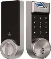 Fingerprint Keyless Door Lock Smart Security Deadbolt Lock 5 in 1 Entry Door