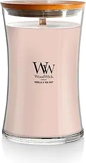[WoodWick] Vanilla and Sea Salt Jar Candle, Large