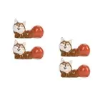 2 Pieces Double Layer Chopstick Holder Chopsticks Ceramic Rest Pillow