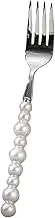 Mikinona Elegant Pearl Handle Steak Cutlery Stainless Steel for Western Tableware Style