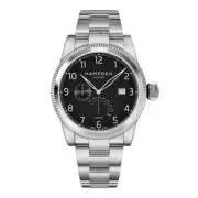 HAMPDEN MODEL 1: Sullivan Automatic Watch Power Reserve & Date - Carbon Dial