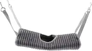 GANAZONO Warm Winter Hammock for Small Pets Tube Tunnel Hideout for Hamsters Ferrets and Chinchillas Cozy Hanging Bed for Indoor Use