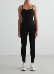 [aim'n] Black Shape Seamless Bodysuit