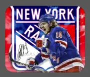 Artemi Panarin New York Rangers Facsimile Autographed Mouse Pad Item#8222