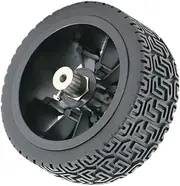 Replacement Wheel Part for Toy Car Tire, Smart Car Robot Accessory for Model Vehicle, 4mm Coupling