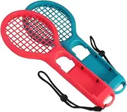 2Pcs Tennis Racket Handle Grip for Game Controller Comfortable Compatible with Includes Wrist Strap for Enhanced Gameplay Experience