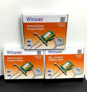 3 Winyao PCE-3168AC Dual Wireless Adapter for desktop pc 2.4/5GHz Bluetooth