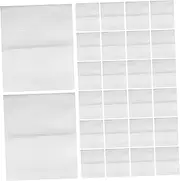SEWACC 100pcs Thickened White Foam Shipping Bags Cushion Packaging for Glassware Cutlery Pouches and Travel Protection with Superior Shock Absorption and Reusable Design