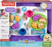 FISHER PRICE Laugh & Learn Smart Stages SAY PLEASE SNACK SET Interactive Playset