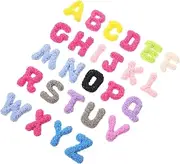 KOMBIUDA 26Pcs Resin Letter Charms for DIY Crafts Alphabet Decorations for Keychains Phone Cases and Jewelry Making Unique and Lifelike Design for Creative Projects