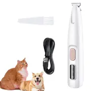 Pet Micro Precision Trimmer 18mm Widen Pet Hair Clipper With LED Light Pet Grooming Kit