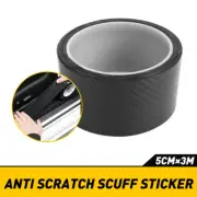 Carbon Car Fiber Sticker Protector Strip Door Sill Anti-scratch Tape 3Meters*5CM (for: Fiat)