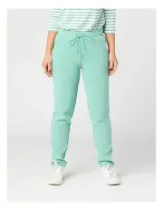[Fella Hamilton] Haven Rib Drawstring Pant in Aqua
