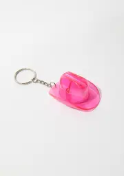 [Neon Cowboys] Glow In The Dark Cowboy Hat Bottle Opener Keychain