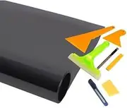 Leona Co 5%/15%/30%/35% VLT Tinted Window Film with Tool, Reusable Car Window Tint, Privacy Film, Stick-On Auto Tint Kit, 76cm x 7m (35%)