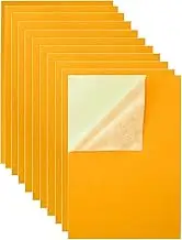Self Adhesive Felt Sheets - Glue Felt Sheets | 10 Square Felt Squares with Adhesive Back in A4 Size - Peel and Paste Felt Sheets, Soft Felt Fabric Sheets, Paper T Paper