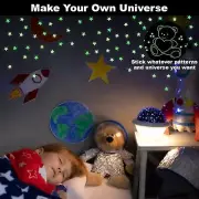 200 Glow in The Dark Stars for Ceiling - Glowing Stars and Moon Stickers Estrell