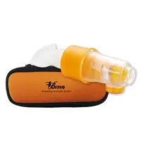 在飛比找運動市集優惠-BRAVO舒呼樂 呼吸訓練器 躍級款(豔陽橘) 血氧增加機制