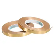 Curling Ribbon Crimped String Metallic 3/16" 11 Yards 2 Roll Champagne Gold