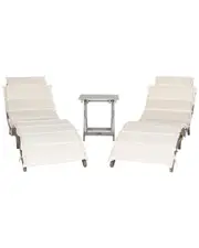 Safavieh Pacifica Outdoor 3pc Lounge Set