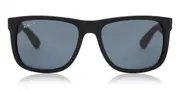 Ray-Ban RB4165 Justin Polarized 622/2V Men's Sunglasses Black Size 55