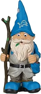 FOCO Detroit Lions NFL Holding Stick Gnome 10.5 Inches Tall, Multicolor Team Colors