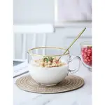 CREATIVE TRANSPARENT GLASS BREAKFAST CUP HOME JUICE