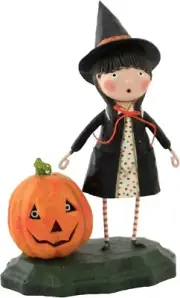 LORI MITCHELL ~ Agatha & Jack ~ Halloween Trick Or Treat Voodoo Kid ~ Free Ship