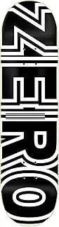 Zero Skateboard Deck Bold Classic Black (8.25 x 31.9) Skateboard