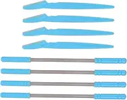 WOFASHPURET 4Pcs Facial Hair Removal Kit Portable Eyebrow Trimmer Quick and Easy Grooming Facial Spring Epilator for Smooth Skin Anytime for Travel