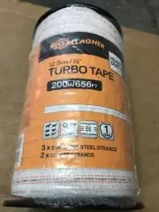 Gallagher 12.5 mm/1/2” Turbo equine fence Tape 200m/656ft Heavy Duty.