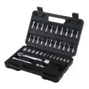 AEROFORCE 1/4 inch 37Pcs Drive Click Torque Wrench Set（4-20 Lb.ft/5.4-27.2 Nm...