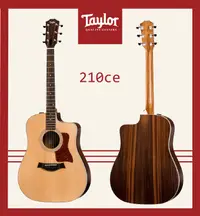 在飛比找樂天市場購物網優惠-【非凡樂器】Taylor 【210CE】美國知名品牌電木吉他