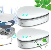 KCRPM Ozzie Odor Remover Machine for Smoke Smell, Ozzie Smoke Odor Remover for Car, Ozzie Ultimate Odor Remover Smoke for Home, Car, Shoe Cabinet, Refrigerator (2PCS), 1