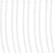 YINETTECH 5 pairs of Eyeglass Replacement End Tips Silicone Ear Hooks 70mm Eyeglass Anti Slip Ear Sock Glasses Ear Grip Compatible with Air Spirit Titaniums Temples